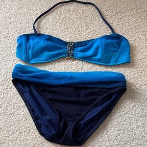 Lauren Ralph Lauren Blue Bikini